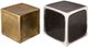 Zuo® Modern Brics 2-Piece Black/Gold/White Side Table Set-0
