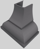 Vent-A-Hood® Designer Series 36" Gunsmoke Wall Mounted Range Hood-5