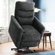 Primo™ International Colorado Denver Linen Dark Grey Power Lift Chair-3