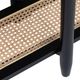 Crestview Collection Port Royal Natural Console Table with Black Base-3