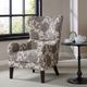 Olliix by Madison Park Multi Arianna Swoop Wing Chair-4