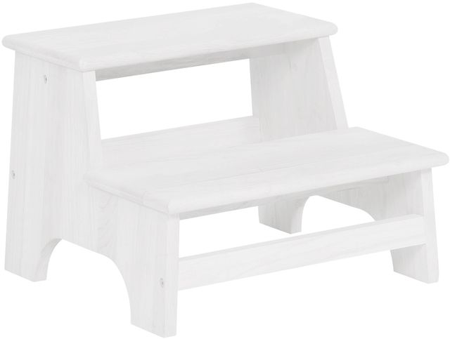 Powell® Masonboro White Bed Step-0