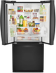 Whirlpool® 19.7 Cu. Ft. Black French Door Refrigerator-2