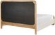 Universal Explore Home™ Modern Nomad Canberra Ivory/White Oak Queen Upholstered Panel Bed-3
