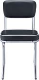 Coaster® Retro Silver Chrome 5-Piece Dining Table Set-4