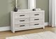 Monarch Specialties Inc. Grey Reclaimed 6-Drawer Dresser-1