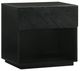Armen Living Petra Black Nightstand-0