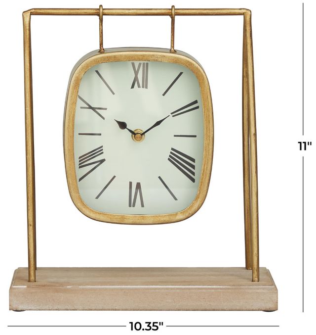 Deco Marche Gold Pendulum Decorative Clock-3