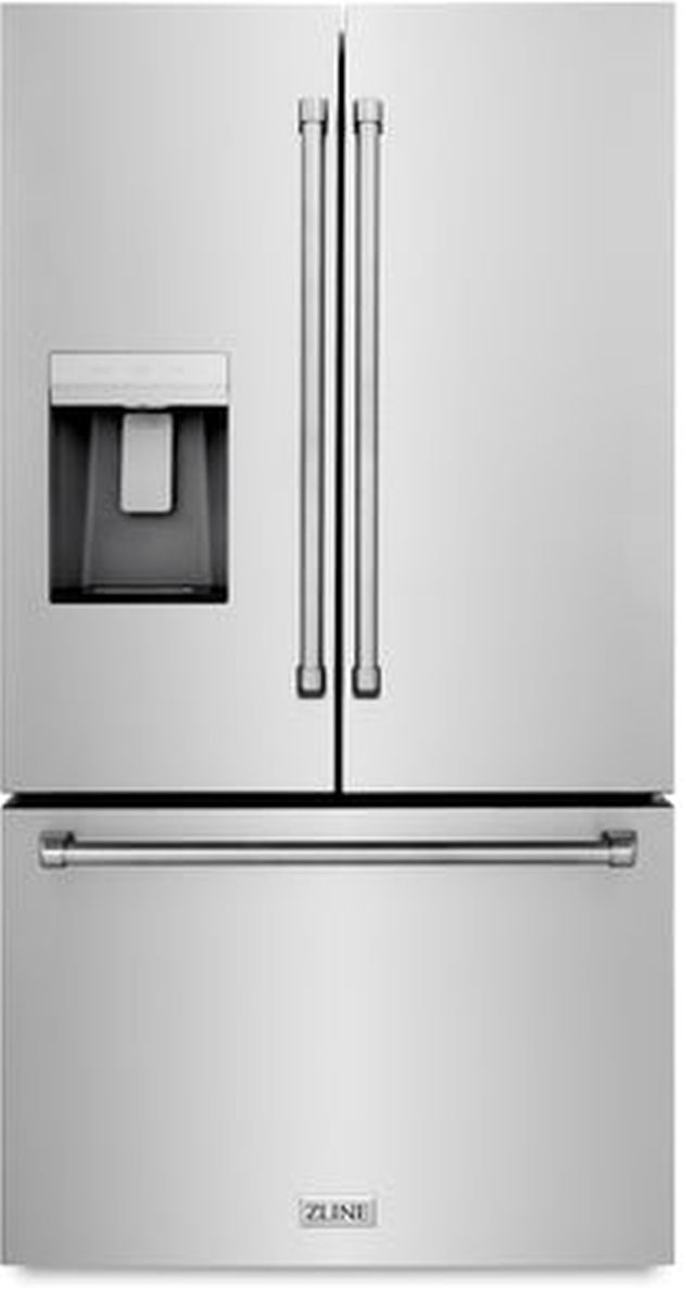 ZLINE 36" 28.9 Cu. Ft. Stainless Steel Freestanding French Door Refrigerator-0