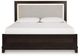 Signature Design by Ashley® Neymorton Dark Grayish Brown Queen Upholstered Panel Bed-4