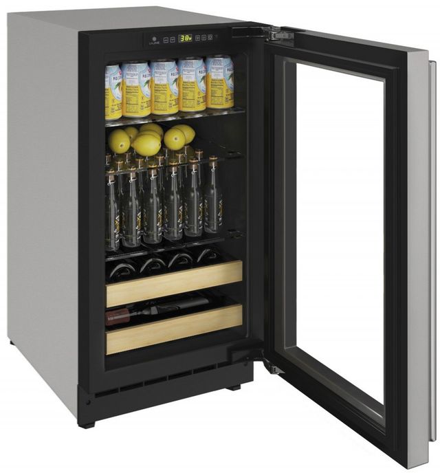 U-Line® 2000 Series 3.4 Cu. Ft. Stainless Steel Wine Cooler-2