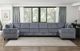 Homelegance® Walterboro 8-Piece Dark Modular Gray Sectional with Storage-1