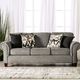 Furniture of America® Delgada 2-Piece Graphite Sofa Set-1