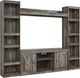 Signature Design by Ashley® Wynnlow 4-Piece Gray Entertainment Center with Bridge-0