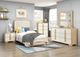 Homelegance® Sterling Natural/White Twin Panel Bed-1