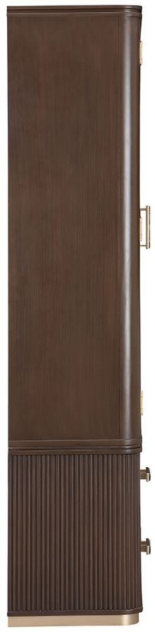 Michael Amini® West Kensington Medium Espresso Display Cabinet-4