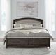 Liberty Furniture Avalon Coffee Bean/Oatmeal Upholstered Queen Panel Storage Bed-2