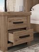 Signature Design by Ashley® Oliandon Light Brown 2-Drawer Nightstand-2