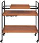 ACME Furniture Oaken Black/Honey Oak Serving Cart-1