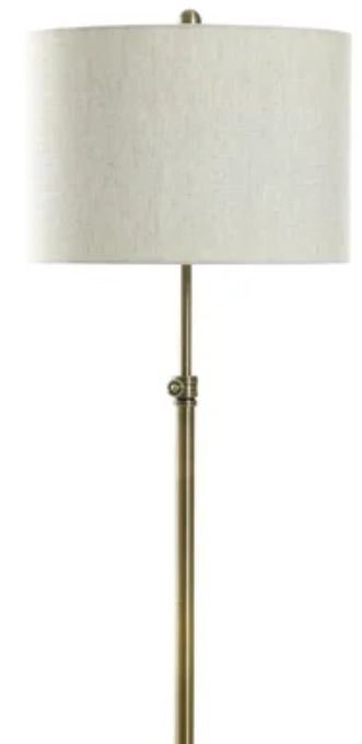 StyleCraft Gold/Urban/White Floor Lamp-1
