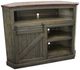 American Heartland Manufacturing Rustic Two Tone Tall Bower Corner TV Cart-0