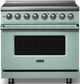 Viking® 5 Series 36" Splash Pro Style Induction Range with Polished Chrome Trim-0