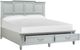 Magnussen Home® Glenbrook Pebble Complete Queen Panel Storage Bed-1