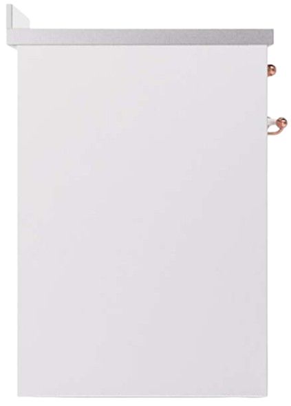 Ilve® Nostalgie II Series 30" White Pro Style Induction Range-3