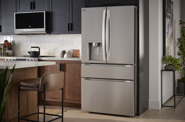 LG 2.1 Cu. Ft. PrintProof™ Stainless Steel Over The Range Microwave-12