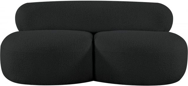 Meridian Furniture Venti Black Loveseat-1