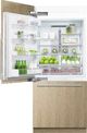 Réfrigérateur à congélateur inférieur de 36 po à profondeur comptoir Fisher & Paykel® série 7 de 16.8 pi³ - Prêt pour le panneau-1