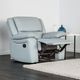 Furniture of America® Glarus Powder Blue Manual Recliner-1