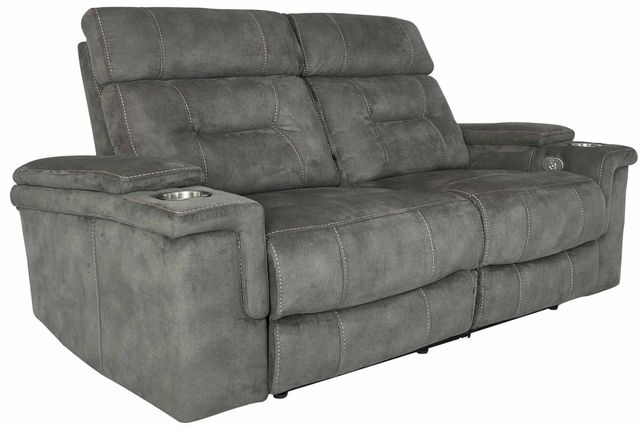 Parker House® Diesel Cobra Grey Power Reclining Loveseat-0