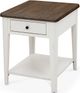 Peters-Revington™ Casual Choices™ Light Gray End Table with White Base-1