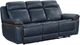 Kate Preston Home Storm Blue Power Reclining Sofa with Zero Gravity-0
