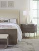 Hooker® Furniture Modern Mood Inverness Natural/Mink Bed Bench-4