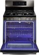 LG 30" Black Stainless Steel Free Standing Gas Range-1