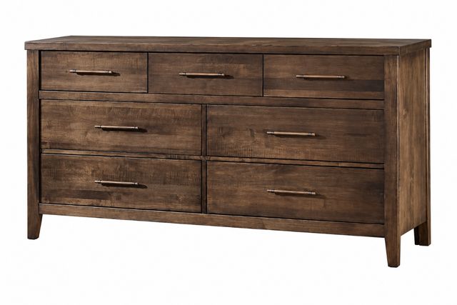 Vaughan Bassett Pure Maple 7 Drawer Dresser In Maple Syrup-0