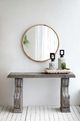 A & B Home Natural Framed Mirror-4