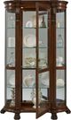 Pulaski™ PFC Maple Brown Curved End Curio -2