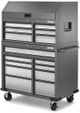 Gladiator® 41" Hammered Granite 15-Drawer Mobile Tool Chest Combo -2
