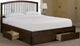 Titus Furniture Espresso 54" Full Panel Bed-0