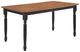 Coaster® Hollyoak 5-Piece Black/Walnut Dining Set-1