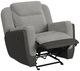 Elements International Hornet Rancho Gray Manual Glider Recliner-4