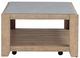 Liberty Furniture Millstone Gray Cocktail Table with Nutmeg Base-3