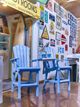 C R Plastics Generation Line Sky Blue Classic Counter Arm Chair-3