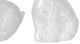A & B Home 2-Piece White Hoppity Rabbit Accent Set-1