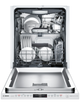 Bosch® 800 Series 24" Built In Dishwasher-White-1