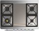 Ilve® Majestic III 36'' Stainless Steel Pro Style Dual Fuel Natural Gas Range with Triple Glass Door and Chrome Trim-3