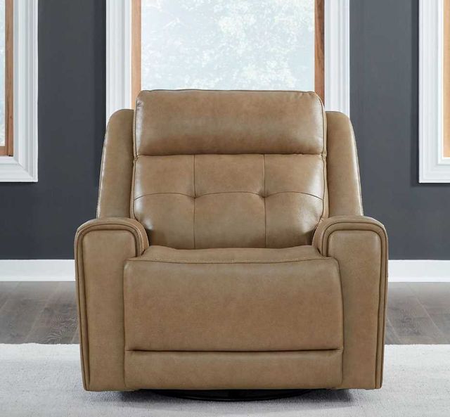 Liberty Furniture Carrington York Sand Leather Power Recliner-2